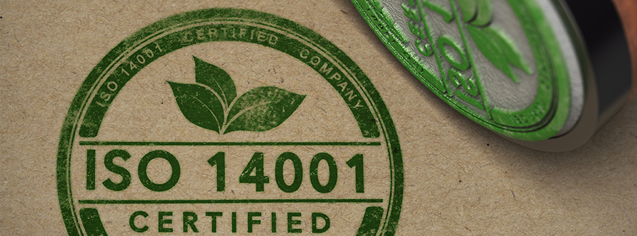 Our Environmental Management System complying with the requirements of standard ISO 14001:2005.